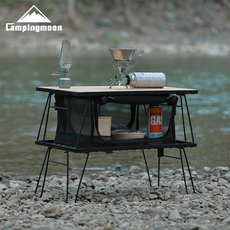 Camping Cooking Table - CAMPINGMOON T230 Çok Amaçlı Demir Depolama