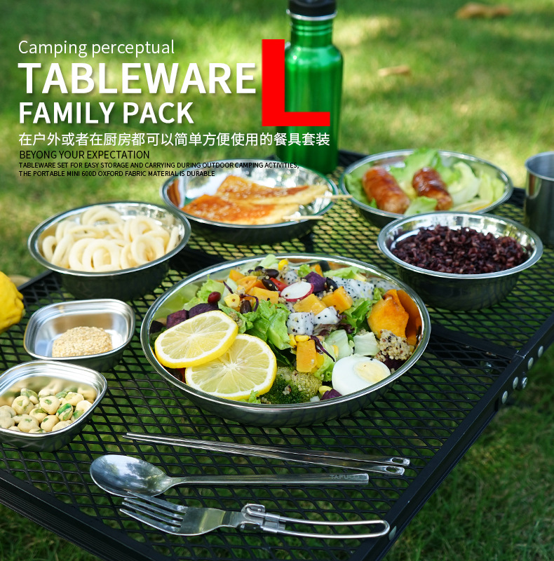 Açık kamp pişirme taşınabilir  - Camping Cooking Dining Set incelemesi ve fiyatı